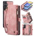 Samsung Galaxy A15 Caseme 008 2-in-1 Multifunctional Wallet Case - Pink