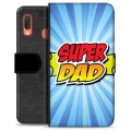 Samsung Galaxy A20e Premium Wallet Case - Super Dad