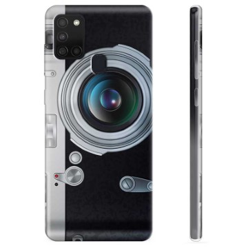 Samsung Galaxy A21s TPU Case - Retro Camera