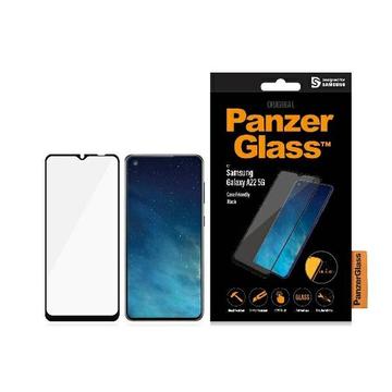 Samsung Galaxy A22 5G PanzerGlass Case Friendly Screen Protector - Black Edge