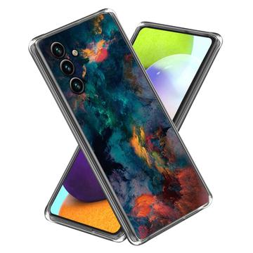 Samsung Galaxy A25 Stylish Ultra-Slim TPU Case - Colorful Clouds