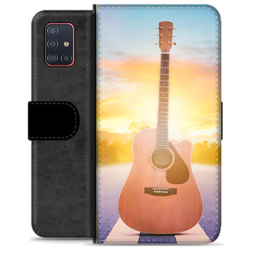 Samsung Galaxy A51 Premium Wallet Case - Guitar