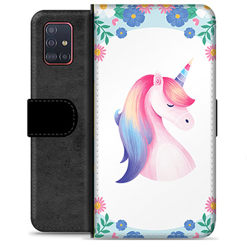 Samsung Galaxy A51 Premium Wallet Case - Unicorn