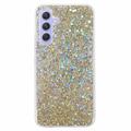 Samsung Galaxy A55 Glitter Flakes TPU Case - Gold