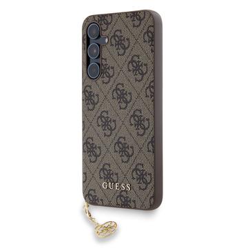 Samsung Galaxy A55 Guess 4G Charms Collection Hybrid Case - Brown