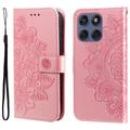 Samsung Galaxy A55 Mandala Series Wallet Case - Pink