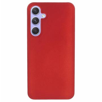 Samsung Galaxy A55 Rubberized Plastic Case - Red