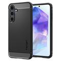 Samsung Galaxy A55 Spigen Rugged Armor TPU Case - Black