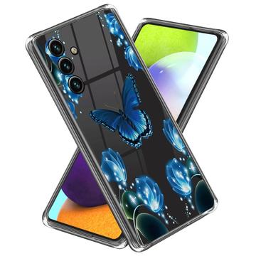 Samsung Galaxy A55 Stylish Ultra-Slim TPU Case - Butterfly and Flowers