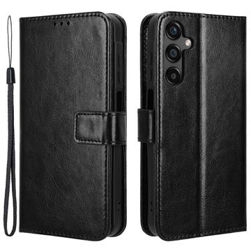 Samsung Galaxy M55/F55/C55 Wallet Case with Magnetic Closure - Black