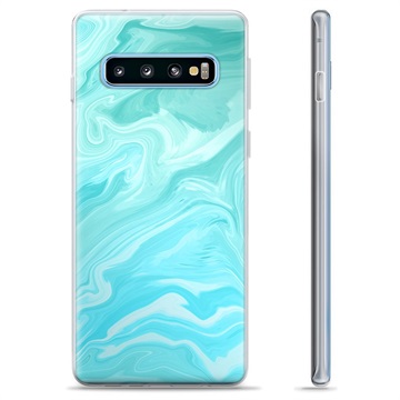 Samsung Galaxy S10+ TPU Case - Blue Marble