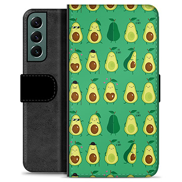 Samsung Galaxy S22+ 5G Premium Wallet Case - Avocado Pattern