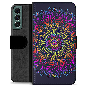 Samsung Galaxy S22+ 5G Premium Wallet Case - Colorful Mandala