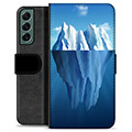 Samsung Galaxy S22+ 5G Premium Wallet Case - Iceberg