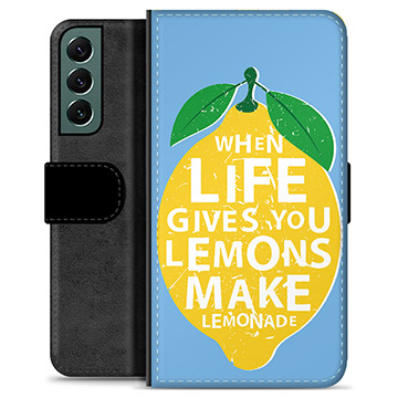 Samsung Galaxy S22+ 5G Premium Wallet Case - Lemons