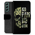 Samsung Galaxy S22+ 5G Premium Wallet Case - No Pain, No Gain