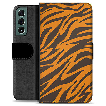 Samsung Galaxy S22+ 5G Premium Wallet Case - Tiger