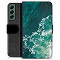 Samsung Galaxy S22+ 5G Premium Wallet Case - Waves