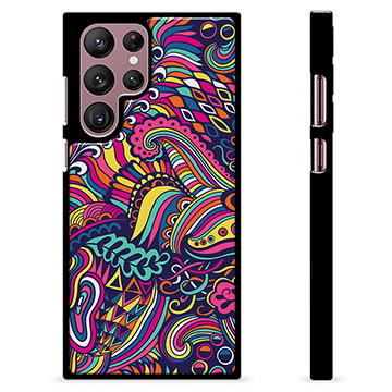 Samsung Galaxy S22 Ultra 5G Protective Cover - Abstract Flowers