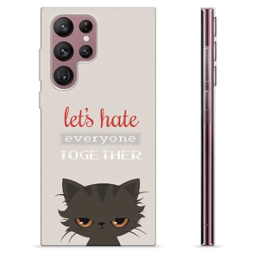 Samsung Galaxy S22 Ultra 5G TPU Case - Angry Cat