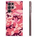 Samsung Galaxy S22 Ultra 5G TPU Case - Pink Camouflage