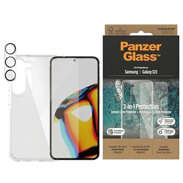 Samsung Galaxy S23 5G PanzerGlass 3-in-1 Protection Pack - Clear