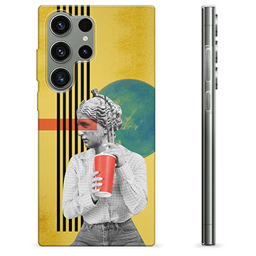 Samsung Galaxy S23 Ultra 5G TPU Case - Retro Art