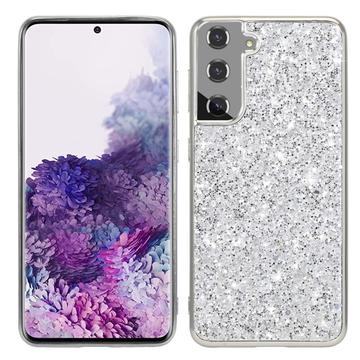 Samsung Galaxy S24 Glitter Series Hybrid Case - Silver