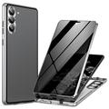 Samsung Galaxy S24 Magnetic Case with Tempered Glass - Privacy