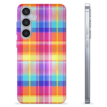 Samsung Galaxy S24+ TPU Case - Flanel Shirt