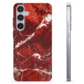 Samsung Galaxy S24+ TPU Case - Red Marble