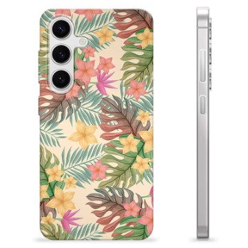 Samsung Galaxy S24 TPU Case - Pink Flowers