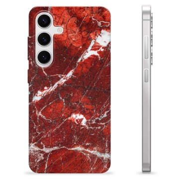 Samsung Galaxy S24 TPU Case - Red Marble