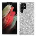 Samsung Galaxy S24 Ultra Glitter Series Hybrid Case - Silver