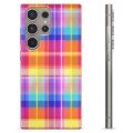 Samsung Galaxy S24 Ultra TPU Case - Flanel Shirt