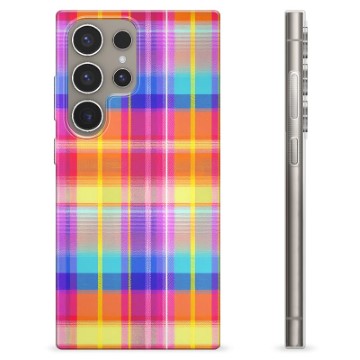 Samsung Galaxy S24 Ultra TPU Case - Flanel Shirt