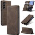 Samsung Galaxy S24+ Caseme 013 Series Wallet Case - Coffee