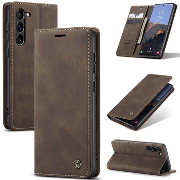 Samsung Galaxy S24+ Caseme 013 Series Wallet Case - Coffee