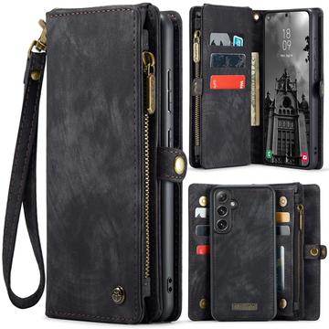 Samsung Galaxy S25+ Caseme 008 2-in-1 Multifunctional Wallet Case - Black