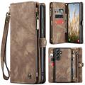 Samsung Galaxy S25+ Caseme 008 2-in-1 Multifunctional Wallet Case - Brown