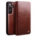 Samsung Galaxy S25+ Qialino Classic Wallet Leather Case