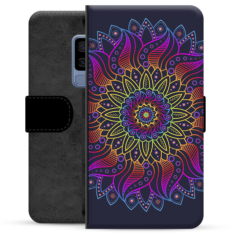 Samsung Galaxy S9+ Premium Wallet Case - Colorful Mandala