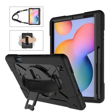 Samsung Galaxy Tab S6 Lite 2020/2022/2024 Heavy Duty 360 Case with Hand Strap