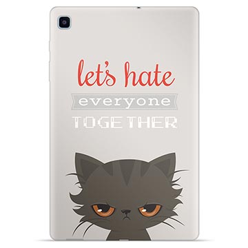 Samsung Galaxy Tab S6 Lite 2020/2022/2024 TPU Case - Angry Cat