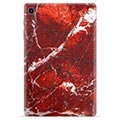 Samsung Galaxy Tab S6 Lite 2020/2022/2024 TPU Case - Red Marble