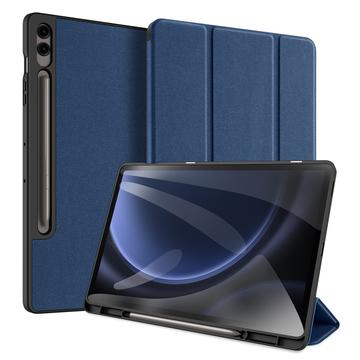 Samsung Galaxy Tab S9 FE+ Dux Ducis Domo Tri-Fold Smart Folio Case (Open Box - Excellent) - Blue