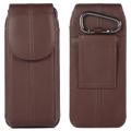 Samsung Galaxy Z Fold3 5G Vertical Holster Leather Case - Brown