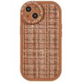 Canvas iPhone 14 Plus TPU Case - Brown