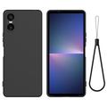 Sony Xperia 10 VI Liquid Silicone Case - Black