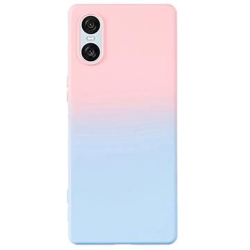 Sony Xperia 10 VI Ombre TPU Case - Pink / Blue